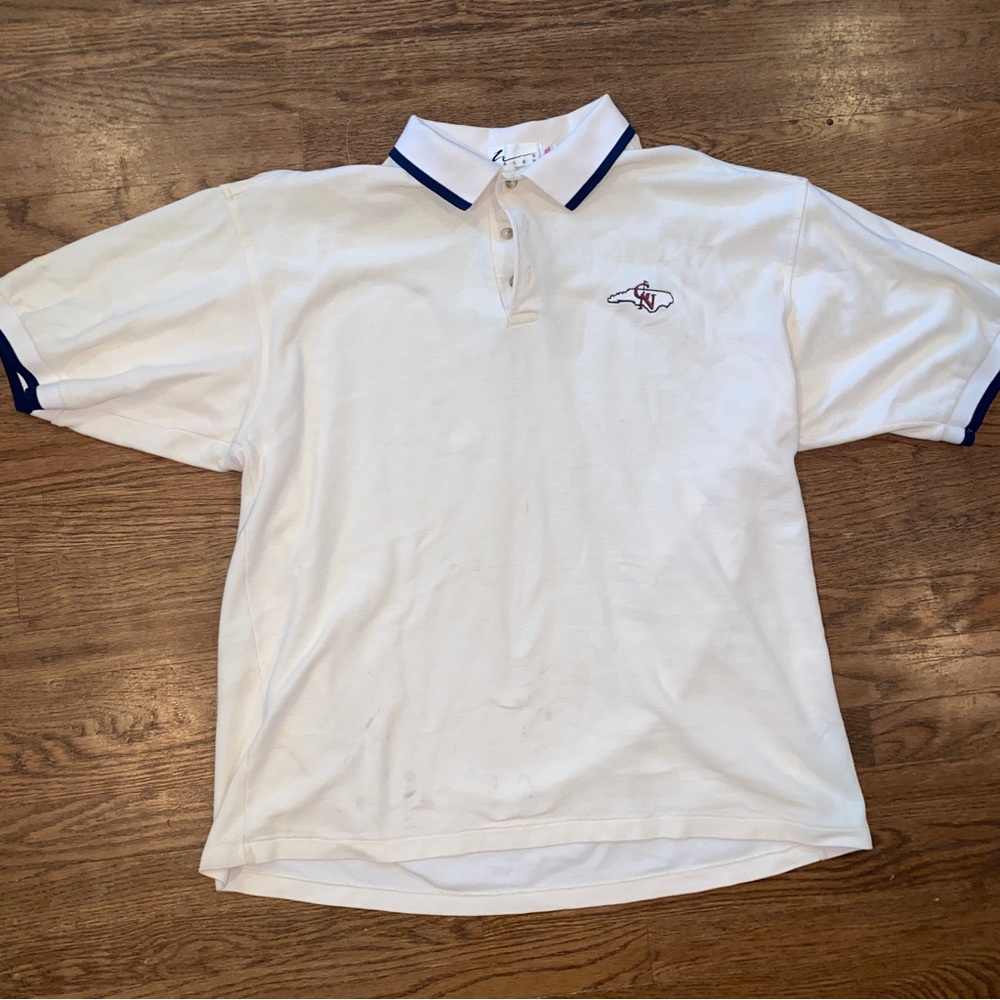 Haley Short Sleeve Collared Polo Shirt Mens Size Large